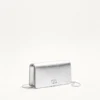 VLogo Signature Mini Shoulder Bag in Laminated Grainy Calfskin