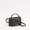 Vlogo Signature Mini Vanity Bag In Grainy Calfskin