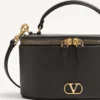Vlogo Signature Mini Vanity Bag In Grainy Calfskin