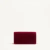 Vlogo Signature Mini Velvet Shoulder Bag
