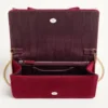 Vlogo Signature Mini Velvet Shoulder Bag