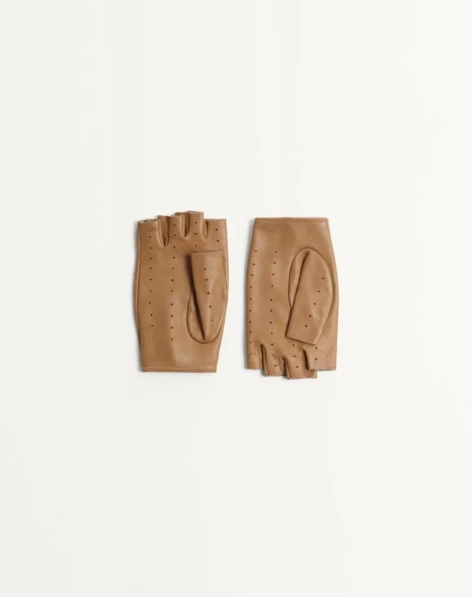 Vlogo Signature Nappa Fingerless Gloves