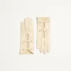 VLogo Signature Nappa Leather Gloves With Bows