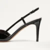 VLogo Signature Patent Leather Slingback Pump 80Mm