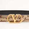 Vlogo Signature Python Belt 30 Mm