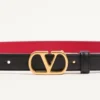 VLogo Signature Reversible Shiny Calfskin Belt – 20mm / 1.2 In.