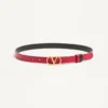 VLogo Signature Reversible Shiny Calfskin Belt – 20mm / 1.2 In.