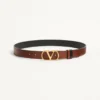 Vlogo Signature Reversible Shiny Calfskin Belt 30 Mm