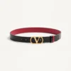 VLogo Signature Reversible Shiny Calfskin Belt – 30Mm / 1.2 In.