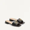 Vlogo Signature Slide Sandal In Calfskin 20Mm