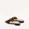 Vlogo Signature Slide Sandal In Calfskin 20Mm