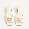 Vlogo Signature Slide Sandal In Calfskin 60Mm