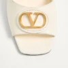 Vlogo Signature Slide Sandal In Calfskin 60Mm