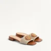 Vlogo Signature Slide Sandal In Canvas 20Mm