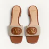 Vlogo Signature Slide Sandal In Canvas 20Mm