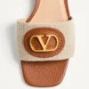 Vlogo Signature Slide Sandal In Canvas 20Mm