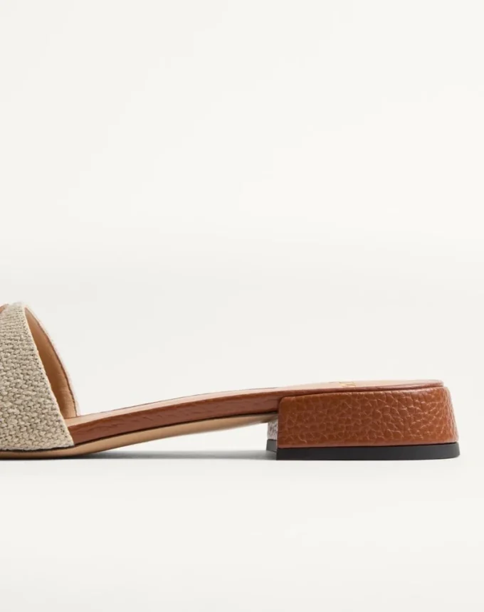 Vlogo Signature Slide Sandal In Canvas 20Mm