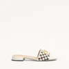 Vlogo Signature Slide Sandal In Plus De Pois Fabric 20Mm Vlogo Signature Slide Sandal In Plus De Pois Fabric 20Mm
