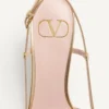 Vlogo Signature Slingback Pump In Laminated Nappa Leather 80Mm