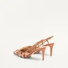 Vlogo Signature Slingback Pumps In Cherryfic Pattern 80Mm