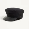 VLogo Signature Wool Cap With Leather Visor