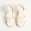 Vlogo Torchon Wedge Sandal In Nappa 130Mm Vlogo Torchon Wedge Sandal In Nappa 130Mm