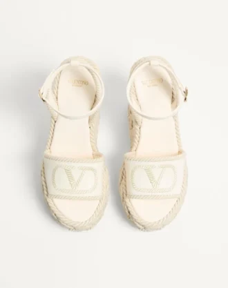 Vlogo Torchon Wedge Sandal In Nappa 130Mm