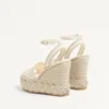 Vlogo Torchon Wedge Sandal In Nappa 130Mm Vlogo Torchon Wedge Sandal In Nappa 130Mm