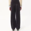 Washed Cotton-Linen Velvet Pants