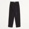 Washed Cotton-Linen Velvet Pants