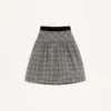 Wool Bermuda Shorts with Check Pattern Wool Bermuda Shorts with Check Pattern