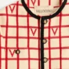 Wool Blend Jacket With V Check Pattern