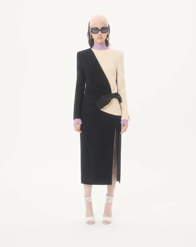 Wool Crepe Midi Dress Wool Crepe Midi Dress