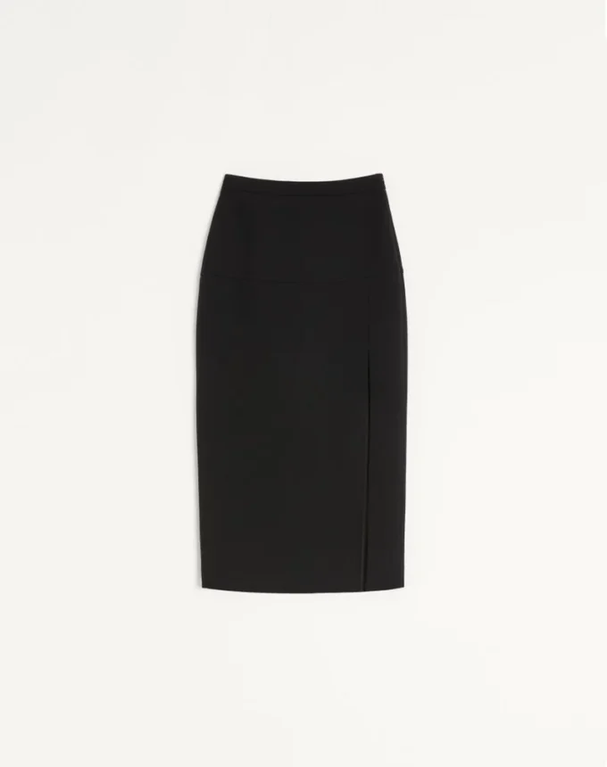 Wool Crepe Midi Skirt Wool Crepe Midi Skirt