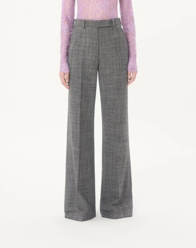 Wool Mouliné Trousers Wool Mouliné Trousers