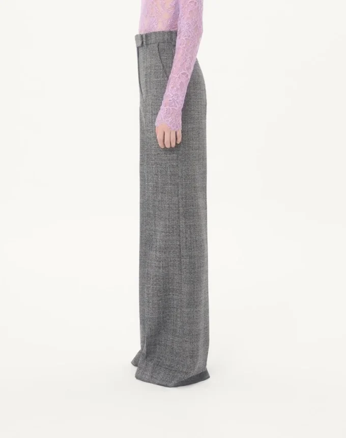 Wool Mouliné Trousers Wool Mouliné Trousers