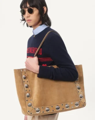 Wool Sweater With Chez Valentino Jacquard Motif