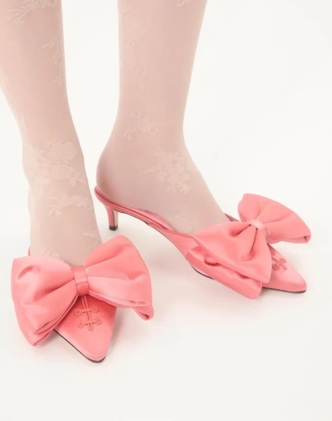 Yolande Satin Mule 45MM Yolande Satin Mule 45MM