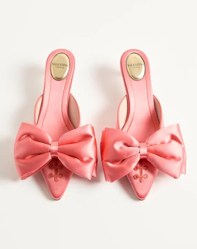 Yolande Satin Mule 45MM Yolande Satin Mule 45MM