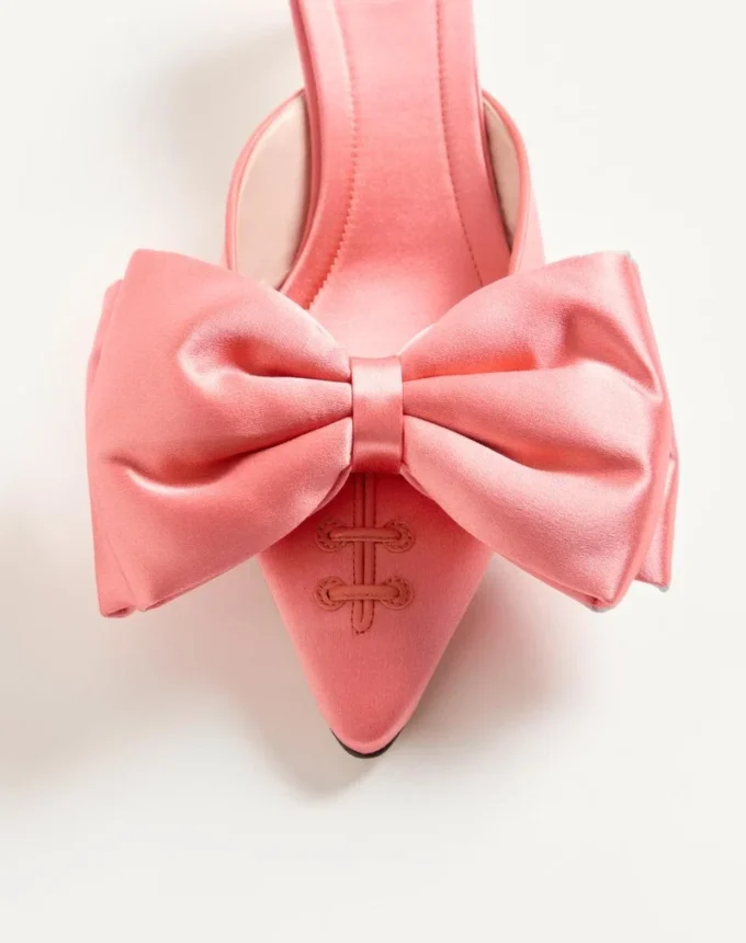 Yolande Satin Mule 45MM Yolande Satin Mule 45MM